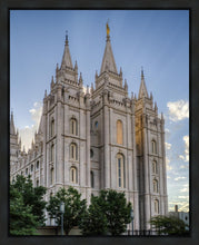 Load image into Gallery viewer, Salt Lake City Utah Temple Rays of Light Portrait Gallery Wrap
