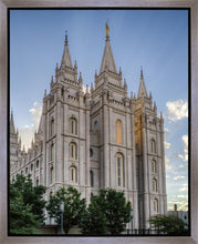 Load image into Gallery viewer, Salt Lake City Utah Temple Rays of Light Portrait Gallery Wrap
