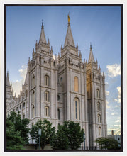 Load image into Gallery viewer, Salt Lake City Utah Temple Rays of Light Portrait Gallery Wrap
