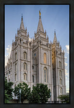 Load image into Gallery viewer, Salt Lake City Utah Temple Rays of Light Portrait Gallery Wrap
