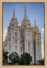 Load image into Gallery viewer, Salt Lake City Utah Temple Rays of Light Portrait Gallery Wrap
