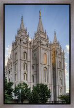 Load image into Gallery viewer, Salt Lake City Utah Temple Rays of Light Portrait Gallery Wrap
