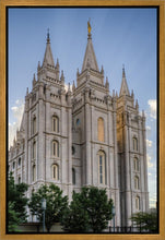 Load image into Gallery viewer, Salt Lake City Utah Temple Rays of Light Portrait Gallery Wrap
