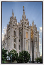 Load image into Gallery viewer, Salt Lake City Utah Temple Rays of Light Portrait Gallery Wrap
