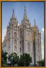 Load image into Gallery viewer, Salt Lake City Utah Temple Rays of Light Portrait Gallery Wrap
