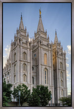 Load image into Gallery viewer, Salt Lake City Utah Temple Rays of Light Portrait Gallery Wrap
