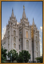Load image into Gallery viewer, Salt Lake City Utah Temple Rays of Light Portrait Gallery Wrap
