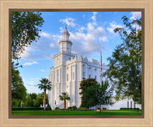 Load image into Gallery viewer, St. George Utah Temple House of Angels Gallery Wrap
