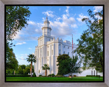 Load image into Gallery viewer, St. George Utah Temple House of Angels Gallery Wrap
