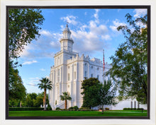 Load image into Gallery viewer, St. George Utah Temple House of Angels Gallery Wrap
