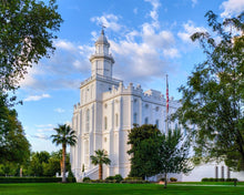 Load image into Gallery viewer, St. George Utah Temple House of Angels Gallery Wrap
