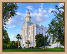 Load image into Gallery viewer, St. George Utah Temple House of Angels Gallery Wrap
