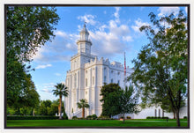 Load image into Gallery viewer, St. George Utah Temple House of Angels Gallery Wrap
