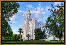 Load image into Gallery viewer, St. George Utah Temple House of Angels Gallery Wrap
