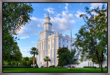 Load image into Gallery viewer, St. George Utah Temple House of Angels Gallery Wrap
