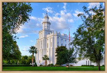 Load image into Gallery viewer, St. George Utah Temple House of Angels Gallery Wrap
