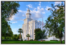 Load image into Gallery viewer, St. George Utah Temple House of Angels Gallery Wrap
