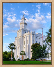 Load image into Gallery viewer, St. George Utah Temple House of Angels Portrait Gallery Wrap

