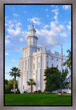 Load image into Gallery viewer, St. George Utah Temple House of Angels Portrait Gallery Wrap
