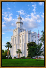 Load image into Gallery viewer, St. George Utah Temple House of Angels Portrait Gallery Wrap

