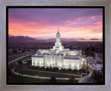 Load image into Gallery viewer, Mt Timpanogos Winter Sunset Aerial
