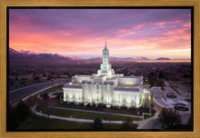 Load image into Gallery viewer, Mt Timpanogos Winter Sunset Aerial

