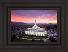Load image into Gallery viewer, Mt Timpanogos Winter Sunset Aerial

