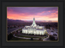 Load image into Gallery viewer, Mt Timpanogos Winter Sunset Aerial

