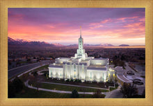 Load image into Gallery viewer, Mt Timpanogos Winter Sunset Aerial
