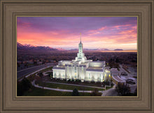 Load image into Gallery viewer, Mt Timpanogos Winter Sunset Aerial
