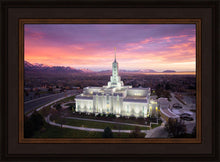 Load image into Gallery viewer, Mt Timpanogos Winter Sunset Aerial
