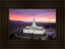 Load image into Gallery viewer, Mt Timpanogos Winter Sunset Aerial
