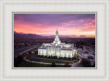 Load image into Gallery viewer, Mt Timpanogos Winter Sunset Aerial
