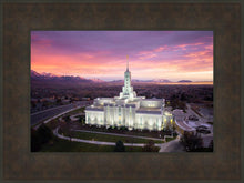 Load image into Gallery viewer, Mt Timpanogos Winter Sunset Aerial
