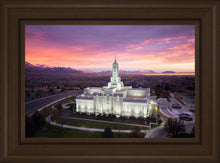 Load image into Gallery viewer, Mt Timpanogos Winter Sunset Aerial
