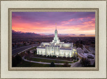 Load image into Gallery viewer, Mt Timpanogos Winter Sunset Aerial
