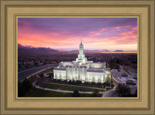 Load image into Gallery viewer, Mt Timpanogos Winter Sunset Aerial
