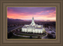 Load image into Gallery viewer, Mt Timpanogos Winter Sunset Aerial
