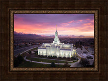 Load image into Gallery viewer, Mt Timpanogos Winter Sunset Aerial

