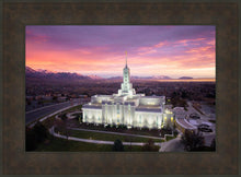 Load image into Gallery viewer, Mt Timpanogos Winter Sunset Aerial
