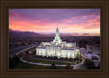 Load image into Gallery viewer, Mt Timpanogos Winter Sunset Aerial
