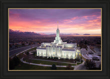 Load image into Gallery viewer, Mt Timpanogos Winter Sunset Aerial
