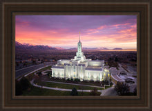 Load image into Gallery viewer, Mt Timpanogos Winter Sunset Aerial
