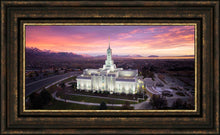 Load image into Gallery viewer, Mt Timpanogos Winter Sunset Aerial
