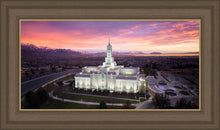 Load image into Gallery viewer, Mt Timpanogos Winter Sunset Aerial
