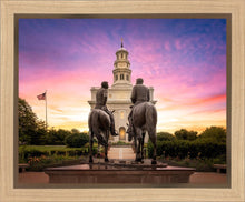 Load image into Gallery viewer, Nauvoo Joseph and Hyrum Sunrise
