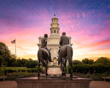 Load image into Gallery viewer, Nauvoo Joseph and Hyrum Sunrise
