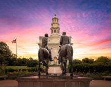 Load image into Gallery viewer, Nauvoo Joseph and Hyrum Sunrise
