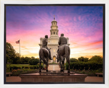 Load image into Gallery viewer, Nauvoo Joseph and Hyrum Sunrise

