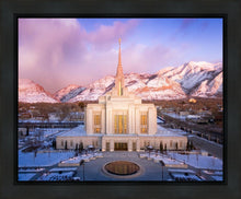 Load image into Gallery viewer, Ogden Winter Sunset Aerial
